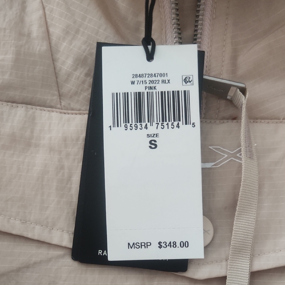 RLX Ralph Lauren Beige Women's Windbreaker Jacket Is NWT. Sz Small. - Picture 7 of 7